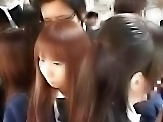 Omg! Public Handjob In Bus And H...