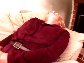 Old Granny Playing With Young Panties