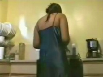 Husband Creams Indian Wife!