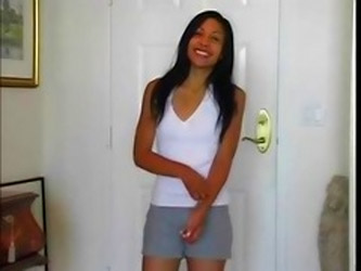 Latina Takes Her First Painful A...
