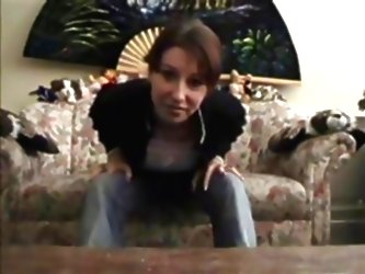 Short Haired Cutie Strips, Then...