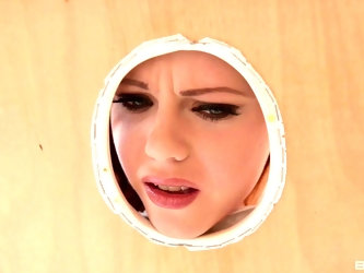 Redhead Babe Ella Hughes Gets A Pussy Masage And Gives A Blowjob