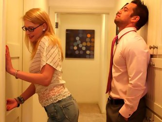 This Blondie Loves The Astonishing Feeling Of Hot Cum In Her...